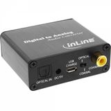InLine Audio-Konverter Digital zu Analog, Toslink & Cinch Eingang InLine Audio-Konverter Digital zu Analog, Toslink & Cinch Eingang