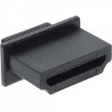 10er InLine Pack Staubschutz, für HDMI Buchse, schwarz
