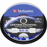 Verbatim M-DISC 25 GB bedruckbar 10er Spindel (43825)